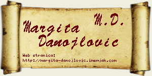 Margita Danojlović vizit kartica